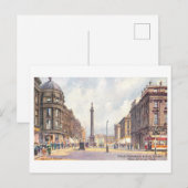 Vintage Newcastle on Tyne Grey Street ポストカード (正面/裏面)