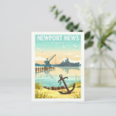 Vintage Newport News Virginia ポストカード (スタンド正面)