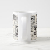 Vintage Newspaper  ジャンボコーヒーマグカップ (裏面)
