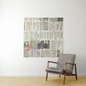 Vintage newspaper advertising タペストリー (インサイチュ(横))