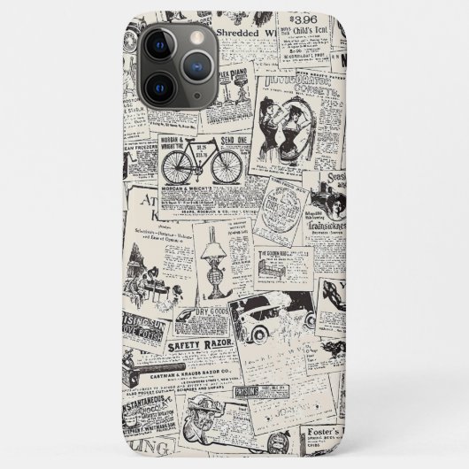 Vintage Newspaper   Case-Mate iPhoneケース (裏面)