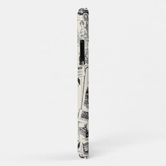 Vintage Newspaper Case-Mate iPhoneケース (裏面/右)