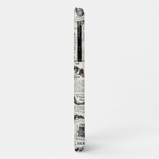 Vintage Newspaper Case-Mate iPhoneケース (裏面/左)