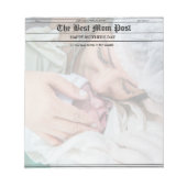 Vintage Newspaper Style Mother’s Day ノートパッド (正面)