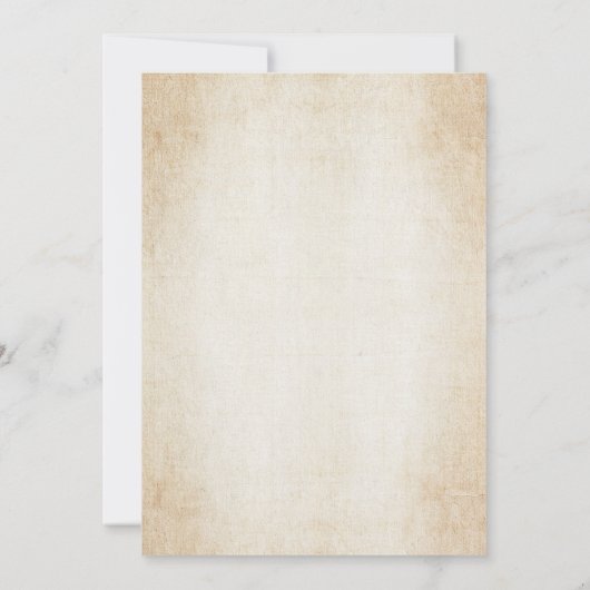 Vintage Newspaper Tree Christmas Party 招待状 (裏面)