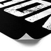 Vintage No Kings Protest Sign Vertical  ポスター (角)