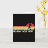 Vintage No New Tools Today  カード (黄色い花)