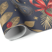 Vintage Noel Holiday  ラッピングペーパー (ロールコーナー)