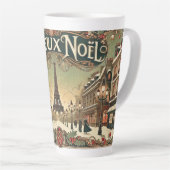 Vintage Noel in Paris  カフェラテマグ (右アングル)