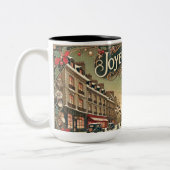 Vintage Noel in Paris  ツートーンマグカップ (左)