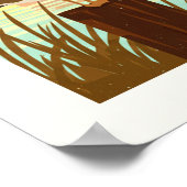 Vintage Norfolk Virginia ポスター (角)