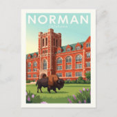 Vintage Norman Oklahoma ポストカード (正面)