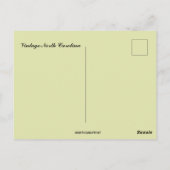 Vintage North Carolina Map ポストカード (裏面)