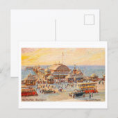 Vintage North Pier, Blackpool ポストカード (正面/裏面)