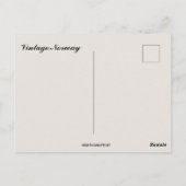 Vintage Norway ポストカード (裏面)