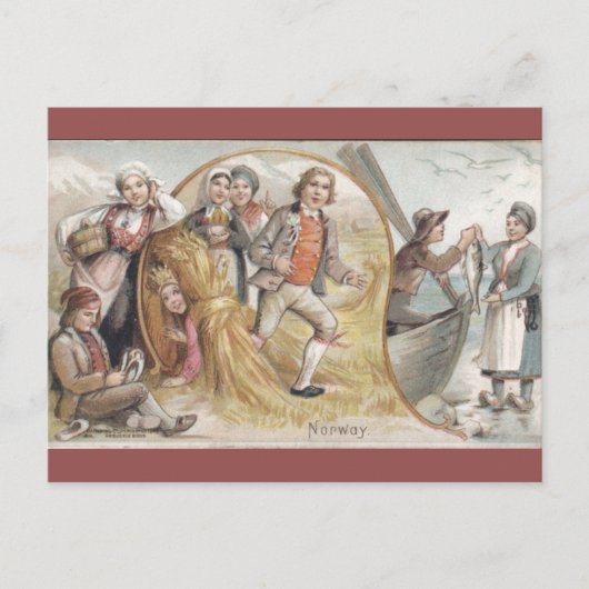 Vintage Norway ポストカード (正面)