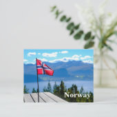 Vintage Norway Travel Tourism ポストカード (スタンド正面)