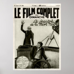 Vintage Nosferatu French Magazine Cover ポスター