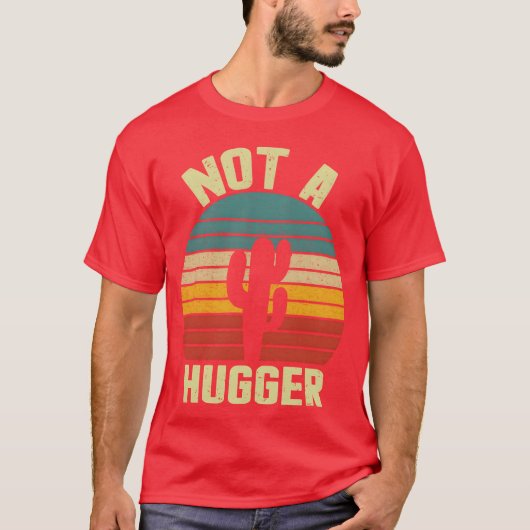 Vintage Not a hugger boy Tシャツ (正面)