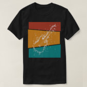 Vintage Notes Electric Guitar1439 Tシャツ (デザイン正面)