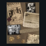 Vintage Nurse Scrapbook Poster ポスター<br><div class="desc">This wonderful collage was created using vintage memorabilia and items. This is a wonderful addition to your home or a fantastic gift for a nursing student,  teacher,  or nurse.</div>