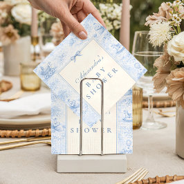 Vintage Nursery Toile Baby Shower スタンダードカクテルナプキン