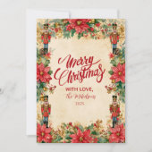 Vintage Nutcracker Christmas シーズンカード (正面)