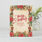 Vintage Nutcracker Christmas シーズンカード (スタンド正面)