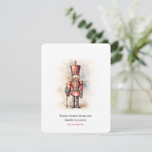 Vintage Nutcracker & Merry Christmas シーズンカード (スタンド正面)