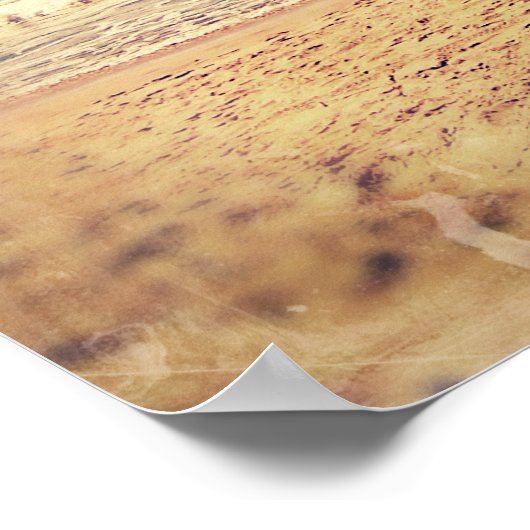 Vintage Ocean Pier ポスター (角)