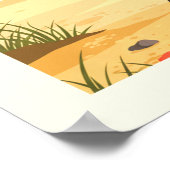 Vintage Oceanside California ポスター (角)