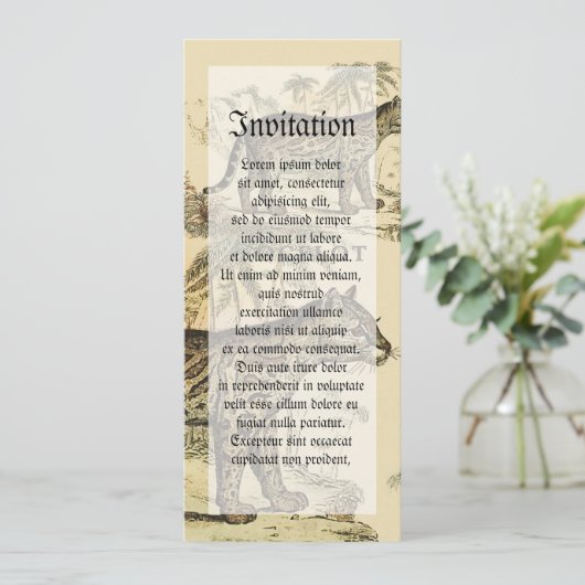 Vintage Ocelot 招待状 (スタンド正面)