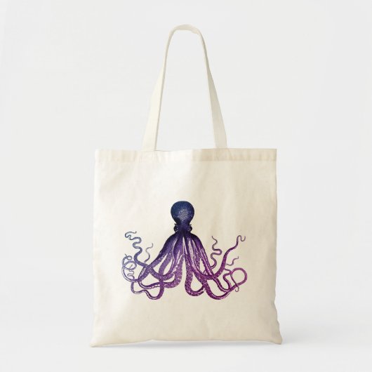 Vintage Octopus Sealife トートバッグ (正面)