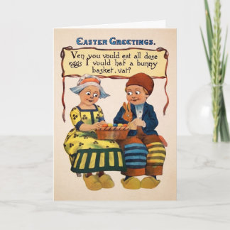 Vintage Odd Kids Easter Card シーズンカード