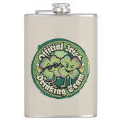 Vintage Official Irish Drinking Team St Paddys フラスク (正面)