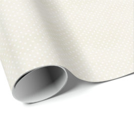 Vintage OffWhite Polka Dot Coquette Wrapping Paper ラッピングペーパー