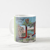 Vintage Ohio Postcard Mug コーヒーマグカップ (正面左)