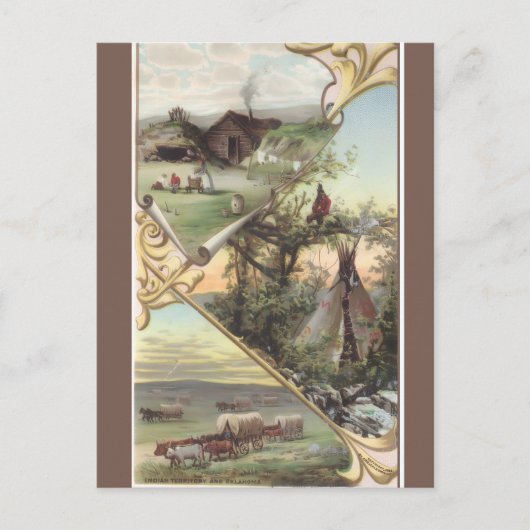 Vintage Oklahoma ポストカード (正面)