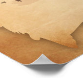 Vintage Old Fashion Caregiver, Nursing Assistant ポスター (角)