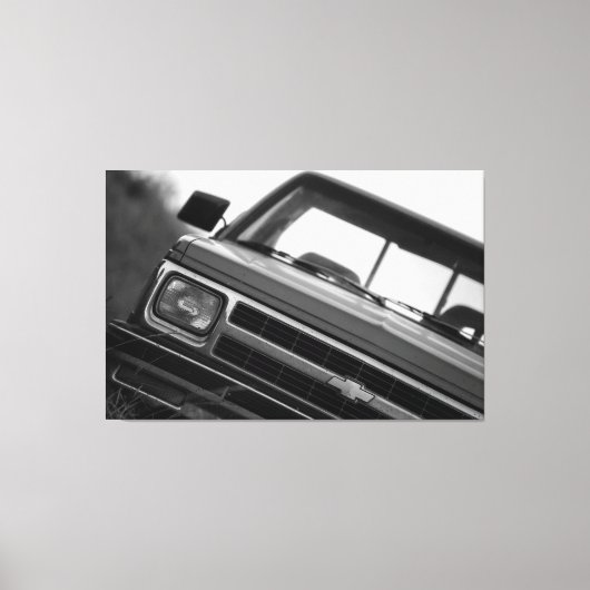 Vintage Old Timer Chevrolet キャンバスプリント (正面)