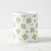Vintage Olive Lucky Charm St. Patrick's Day ジャンボコーヒーマグカップ (正面)