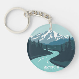 Vintage Olympic National Park キーホルダー