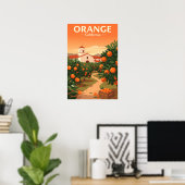 Vintage Orange California ポスター (ホームオフィス)