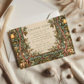 Vintage Orchard Botanical Wedding サンキューカード