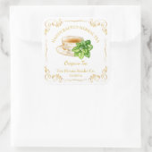 Vintage Oregano Tea Square Label スクエアシール (バッグ)