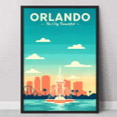 Vintage Orlando ポスター