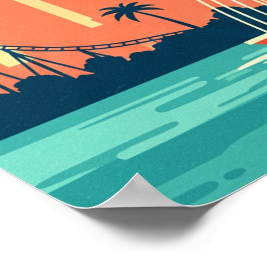 Vintage Orlando ポスター (角)