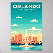 Vintage Orlando ポスター (正面)