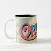 Vintage Orlando Vibes ツートーンマグカップ (左)