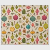 Vintage Ornament Pattern ラッピングペーパー (フラット)